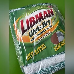 Libman refill mop wet & dry microfiber NEW